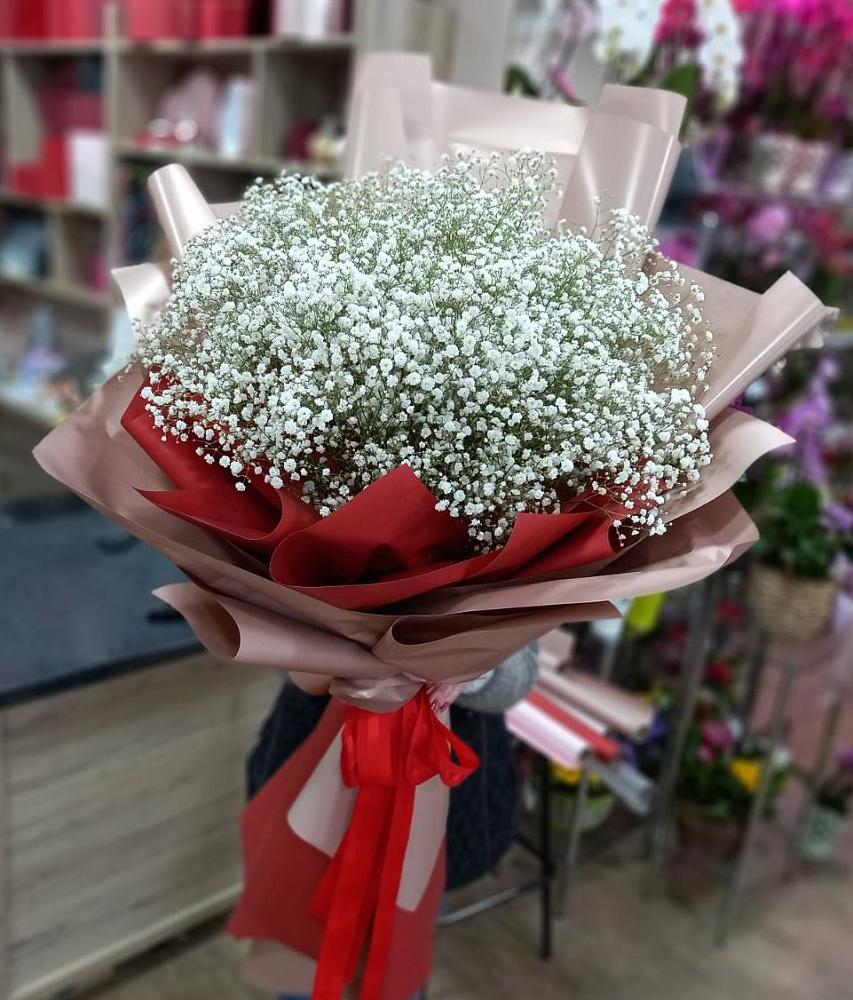 Букет Белые хлопья в Сегеже Букет цветов из: Гипсофила в Сегеже